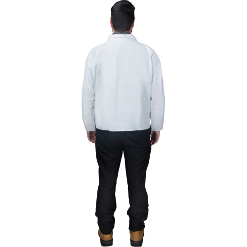 Disposable Shirt, Microporous, 2X-Large, White Equipex