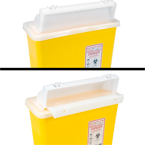 Contenant pour objets pointus et tranchants, Capacit&eacute; de 4,6 L Equipex