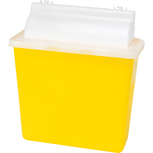 Contenant pour objets pointus et tranchants, Capacit&eacute; de 4,6 L Equipex