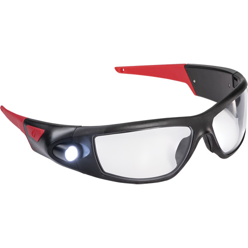 Lunettes de s&eacute;curit&eacute; &agrave; faisceau d'inspection rechargeable SPG400, Lentille Transparent, ANSI Z87+ Equipex