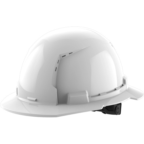 Full Brim Hardhat, Meets CSA Type 1, Ratchet Suspension, Vented Equipex