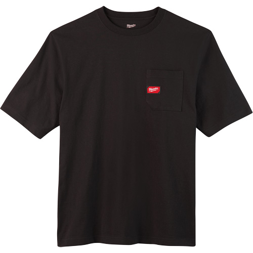 Heavy-Duty Pocket T-Shirt, Men's, 3X-Large, Black Equipex