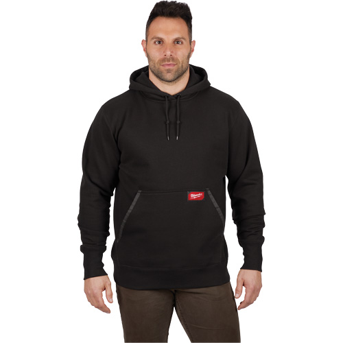 Heavy-Duty Pullover Hoodie, Men's, Small, Black Equipex