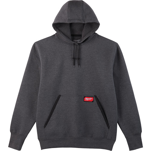 Heavy-Duty Pullover Hoodie, Men's, Small, Grey Equipex