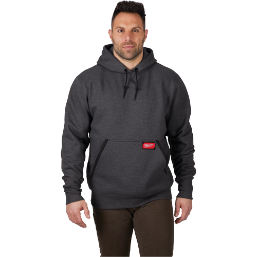 Heavy-Duty Pullover Hoodie, Men's, Small, Grey Equipex