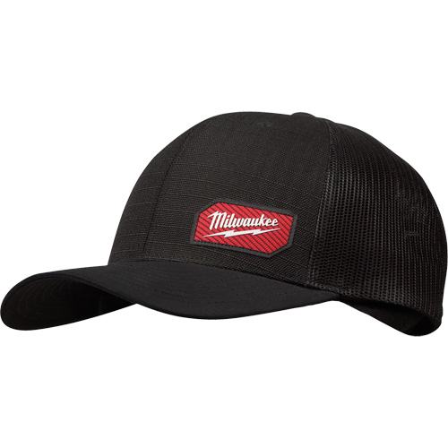 Casquette &agrave; patte pressionn&eacute;e GridIron, Noir, Coton/Nylon/Polyester Equipex