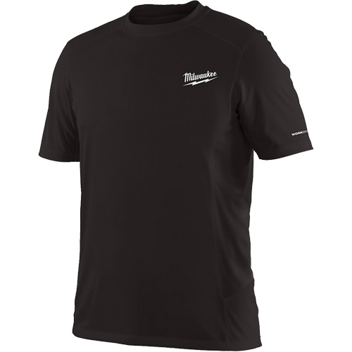 Workskin Short Sleeve Shirt, Men's, Small, Black Equipex