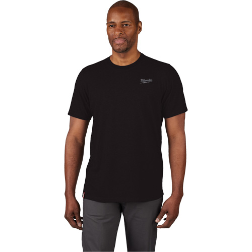 Hybrid Work Tee Shirt, Men's, Small, Black Equipex