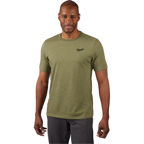 T-shirt de travail hybride, Hommes, Petit, Vert Equipex