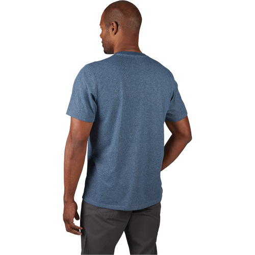 Hybrid Work Tee Shirt, Men's, Small, Blue Equipex