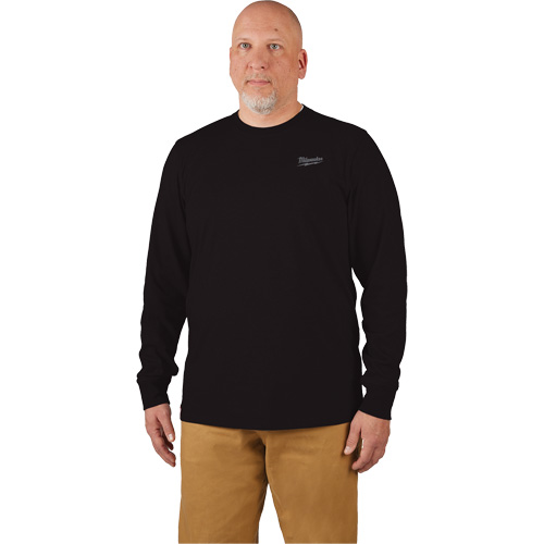 Hybrid Work Tee Shirt, Men's, Small, Black Equipex