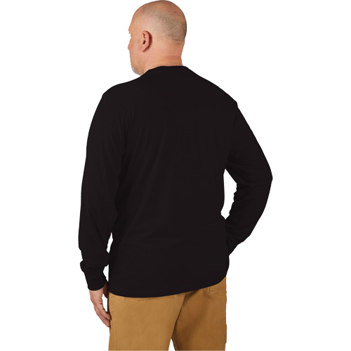 Hybrid Work Tee Shirt, Men's, Small, Black Equipex