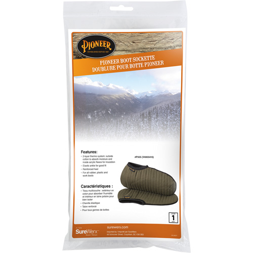 P305 Doublures de bottes, Unisexe, 36, Vert, Coton Equipex