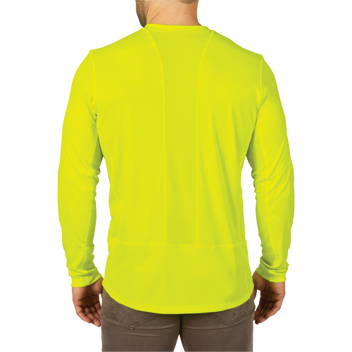Chandail l&eacute;ger &agrave; haute visibilit&eacute; Workskin, Hommes, Petit, Jaune Equipex