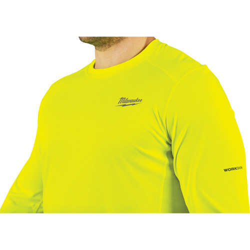 Chandail l&eacute;ger &agrave; haute visibilit&eacute; Workskin, Hommes, Petit, Jaune Equipex
