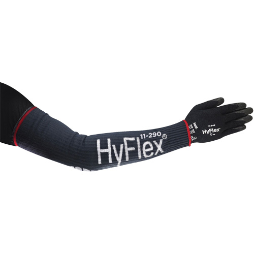 Manchon de compression &eacute;troit et long HyFlex, 18", Kevlar/Polyamide/Spandex/Acier inoxydable, Bleu Equipex