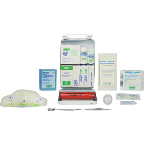 Basic 16 Unit First Aid Kit, Meets CSA Z1220-17 Type 2 Low-Risk Environment, Small (2-25 Workers) Equipex