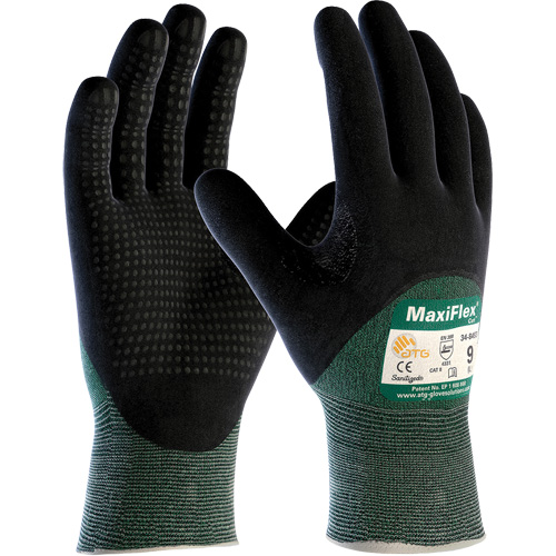 Gants r&eacute;sistant aux coupures ATG MaxiFlex Cut, Taille T-Grand, Calibre 15, Rev&ecirc;tement Nitrile, Enveloppe en Fil technique, ASTM ANSI niveau A2/EN 388 niveau 3/EN 388 niveau B Equipex