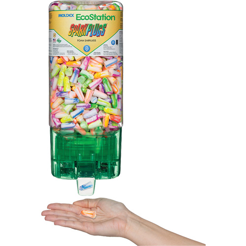 SparkPlugs Earplugs TouchFree EcoStation&reg; Dispenser Starter Kit Equipex