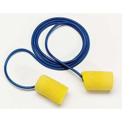 Bouchons d'oreilles classiques E-A-R, Vrac - Sac en poly, Petit, Avec cordon Equipex