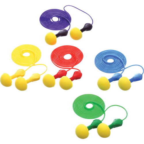 E-A-R Express Pod Plugs Earplugs, Corded, Bulk - Pillow Pack, 25 dB NRR, One-Size Equipex