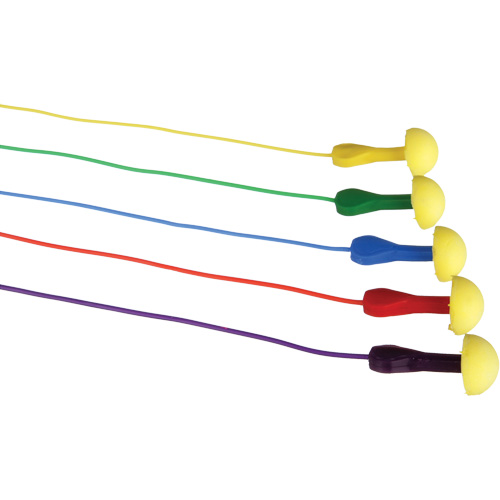 E-A-R Express Pod Plugs Earplugs, Corded, Bulk - Pillow Pack, 25 dB NRR, One-Size Equipex