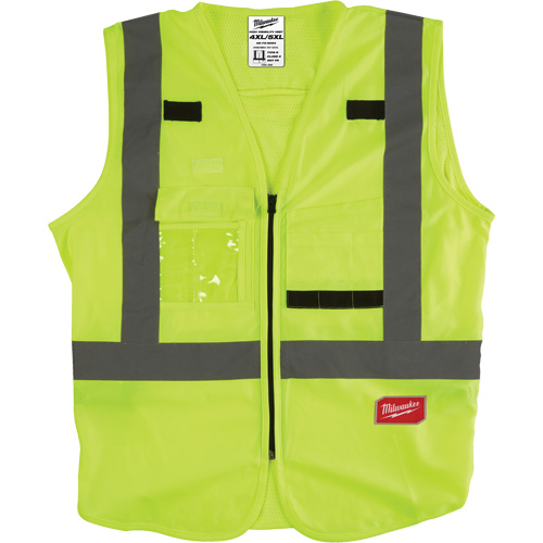 Veste de s&eacute;curit&eacute;, Jaune lime haute visibilit&eacute;, Moyen/Petit Equipex