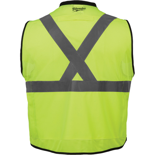 Performance Safety Vest, High Visibility Lime-Yellow, Large/X-Large Equipex