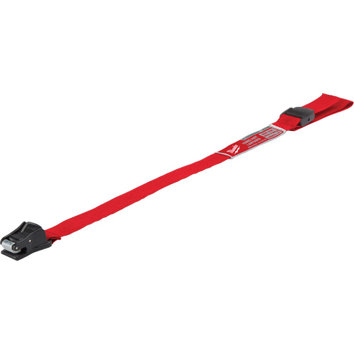 Longe pour casque de s&eacute;curit&eacute;, Longueur fixe, Attache/boucle Equipex