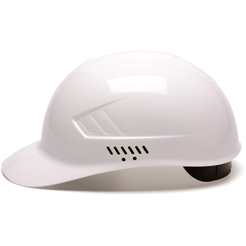 Casquette antichocs Ridgeline, Suspension &agrave; douille, Blanc Equipex