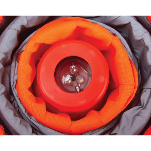 C&ocirc;ne de signalisation repliable, 18" h, Orange Equipex