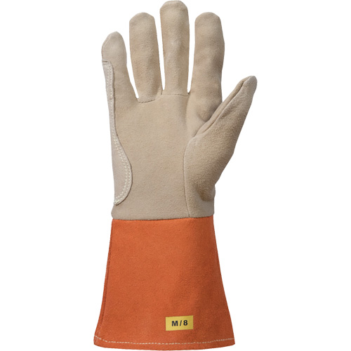TIG Welding Gloves, Grain Deerskin, Size Medium Equipex