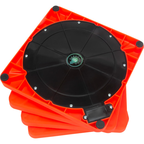 C&ocirc;ne de signalisation repliable, 28" h, Orange Equipex