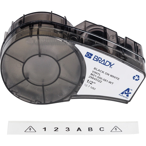 Repositionable Multi-Purpose Labels with Ribbon, Black Equipex