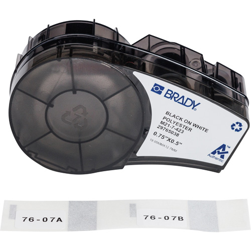 Harsh Environment Multi-Purpose Labels with Ribbon, Black Equipex