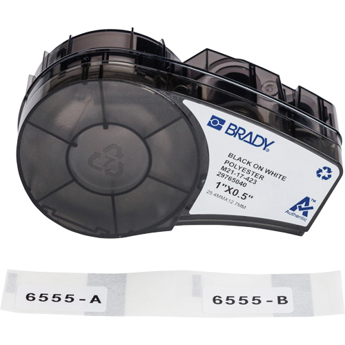 Harsh Environment Multi-Purpose Labels with Ribbon, Black Equipex