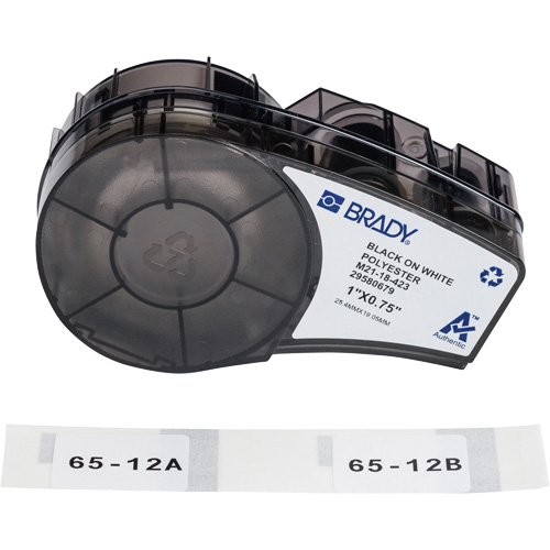 Harsh Environment Multi-Purpose Labels with Ribbon, Black Equipex