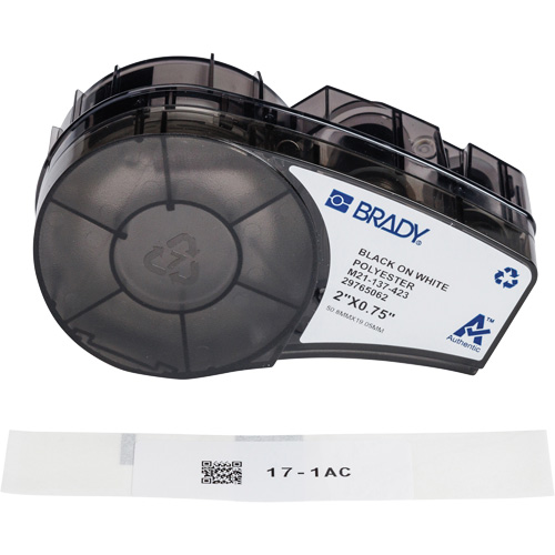 Harsh Environment Multi-Purpose Labels with Ribbon, Black Equipex