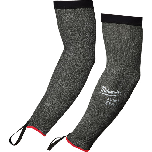 Manches de protection, Poly&eacute;thyl&egrave;ne, 16", ANSI/ISEA 105 niveau 5/EN 388 niveau E, Gris Equipex