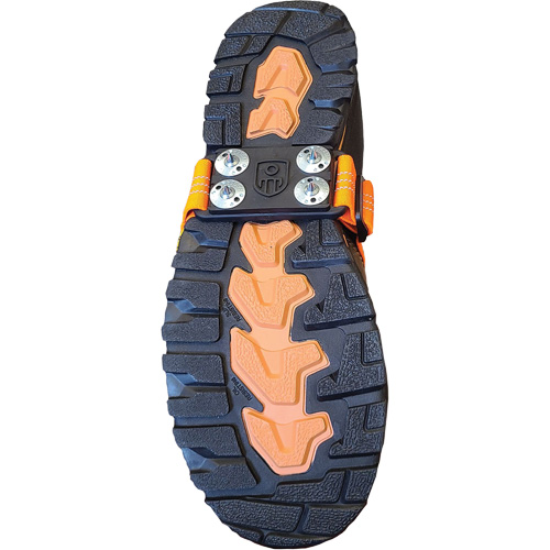 Midcleat&reg; Non-Sparking Ice Cleat, Carbon Steel, Stud Traction, One Size Equipex