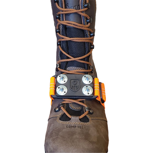 Midcleat&reg; Non-Sparking Ice Cleat, Carbon Steel, Stud Traction, One Size Equipex