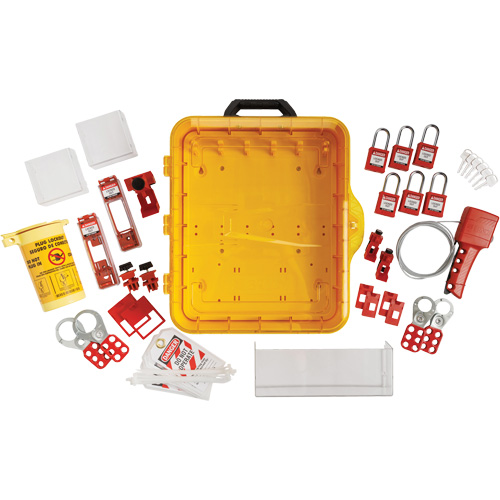 Station de cadenassage &eacute;lectrique avec cadenas de s&eacute;curit&eacute; en nylon utilisant des cl&eacute;s diff&eacute;rentes, Cadenas Plastique, Capacit&eacute; de 60, Cadenas Compris Equipex