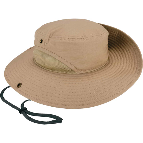 Chapeau l&eacute;ger de forestier Chill-Its 8936 avec panneau en maille, Khaki Equipex