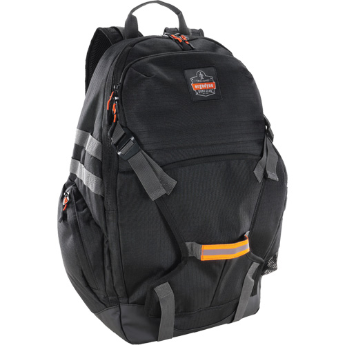 Sac &agrave; dos de travail pour le chantier Arsenal 5188 avec rangement pour casque de s&eacute;curit&eacute;, 15" lo x 7" la, Noir, Nylon/Polyester Equipex