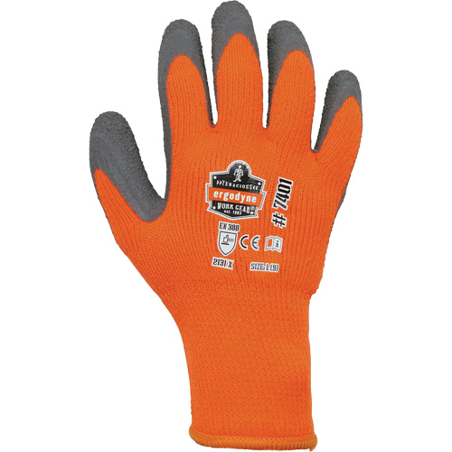Gants de travail l&eacute;gers et enduits pour l'hiver ProFlex 7401, Moyen, R&ecirc;vetement Latex, Calibre 10 Equipex