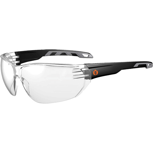 Skullerz VALI Frameless Safety Glasses, Clear Lens, Anti-Fog/Anti-Scratch, ANSI Z87+/Meets/Exceeds CSA Z94.3 Equipex