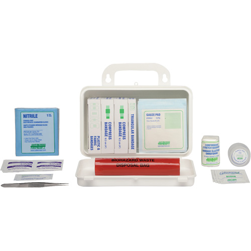 Trousse de premiers soins, R&eacute;pond &agrave; la norme CSA Z1220-17 type 1 individuelle, Personnel (1 travailleur) Equipex