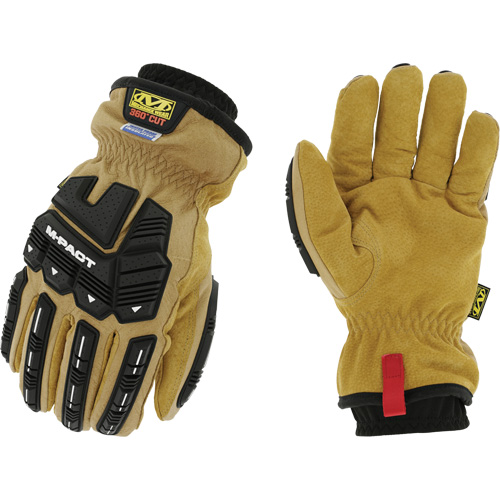 Coldwork Waterproof M-Pact&reg; Driver Gloves, 8, Grain Leather Palm, Elastic Cuff Equipex