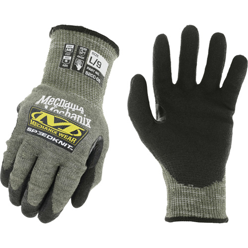 Gants de travail Speedknit, Taille 7, Calibre 13, Rev&ecirc;tement Ur&eacute;thane, Enveloppe en PEHP/Tungst&egrave;ne, ASTM ANSI niveau A9 Equipex