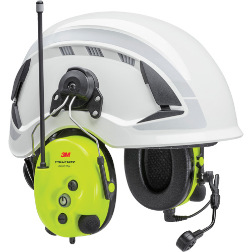 PELTOR LiteCom Plus Headset, Cap Mount Style Equipex